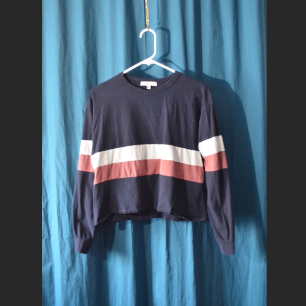 70's Inspired Long Sleeve Top